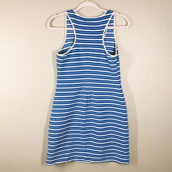 Lilly Pulitzer Blue & White Striped Halter Mini Dress - Picture 2 of 10